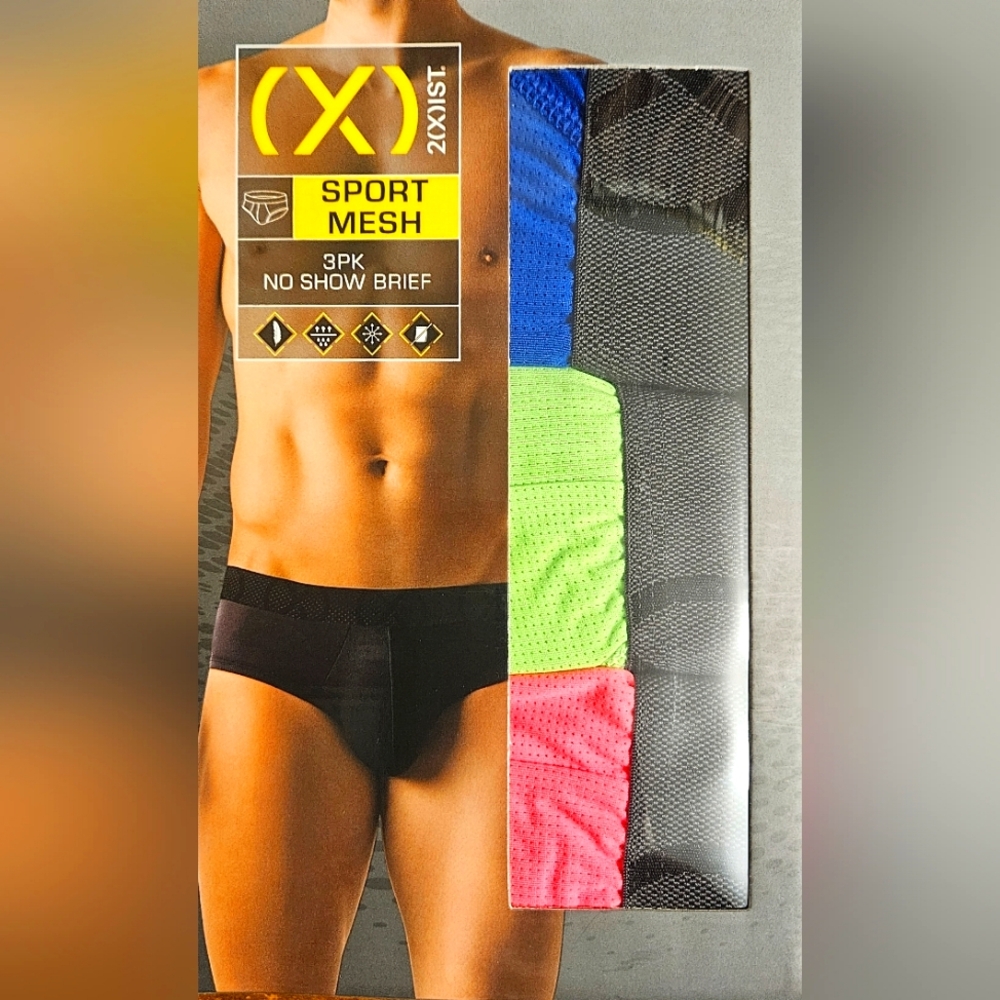 2xist (X) Briefs - 3 pack Sport Mesh